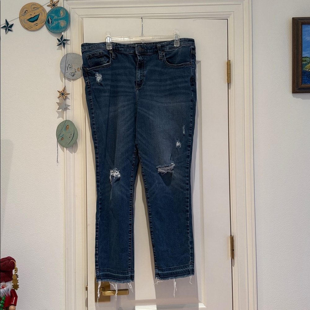 Universal thread high rise straight Blue Jeans